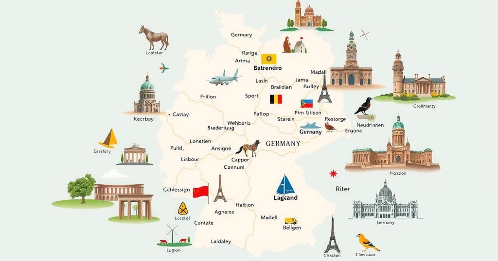 Geographical Overview of Germany: Regions, Rivers, and Administrative Structure