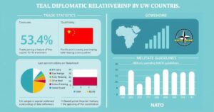 Detailed infographic unpacking political claims between the US and Canada, showcasing trade, defense, and public opinion.